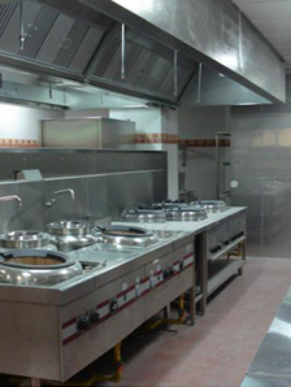 Máng hút khói bếp công nghiệp